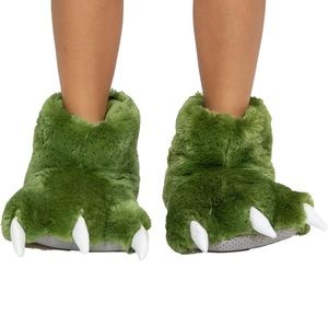 Lazy One Monster Slippers - Green size XS